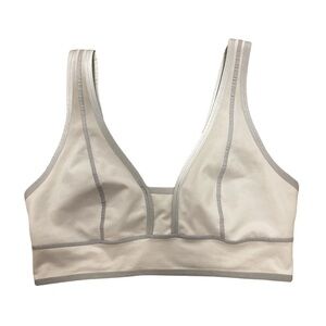 Free People Movement white grey reflective sports bra women’s size large